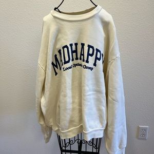 Like New Madhappy Campus Fleece Crewneck Size Medium